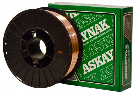 Проволока омедненная СВ-08Г2С-0 d 1,0мм 5кг ASKAYNAK AS SG2 D200