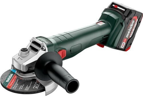 Аккумуляторная МШУ "Metabo" W 18 L 9-125 2х5,2A кейс Metabox 602249650