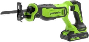 Аккумуляторная ножовка "Greenworks" GPT-BLRS-1 115мм б/щет 1х2Ач  коробка 1200607CUA