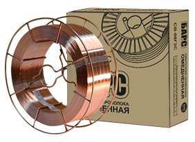 Проволока омедненная СВ-08Г2С d 1,0мм 5кг Барс D-200 Россия