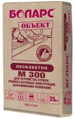 Пескобетон М300 БОЛАРС 25кг