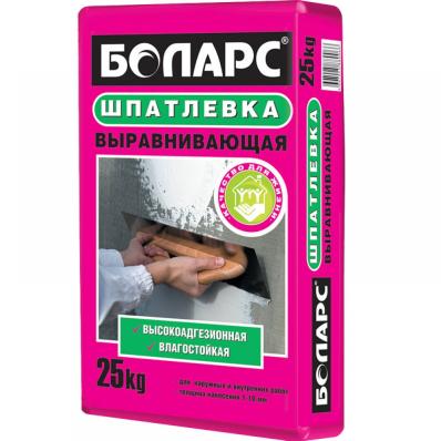 Шпатлевка выравнивающая на цементной основе БОЛАРС (25кг)