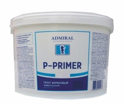 Праймер-грунт ADMIRAL 10л универсальный