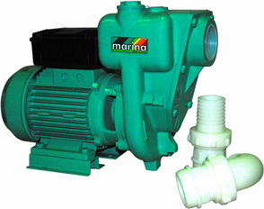 Насос "MARINA" HGM 2/GA 1500Вт,50-600л\м,Н=60м,Гл=2.5-7.5м,ч\вод,чуг+нерж