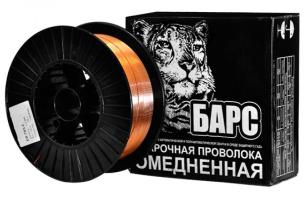 Проволока омедненная СВ-08ГС d 0,8мм 5кг Барс ER-70S-6 Китай