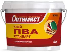 Клей ПВА Стандарт универс. Оптимист 5,0кг морозост.