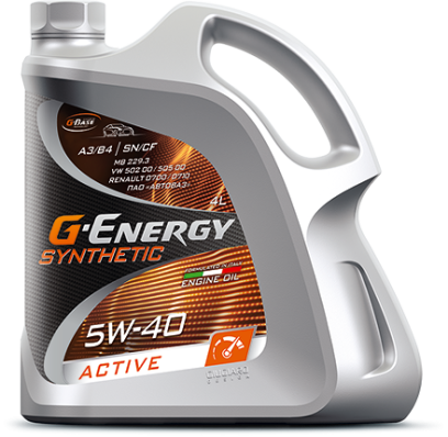 Масло G-Energy Synthetic Active 5W40 4л